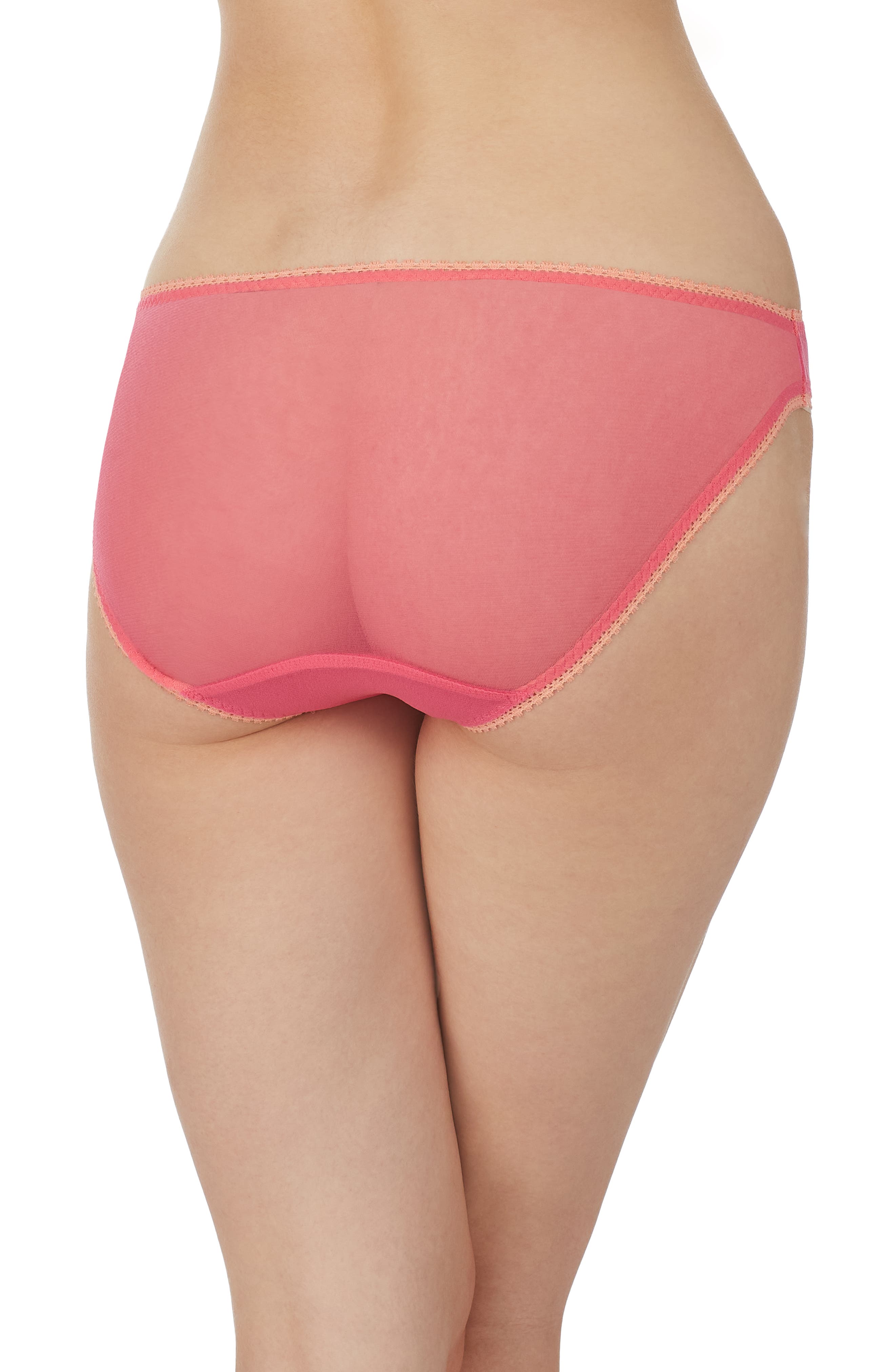 Topshop Pink size 16 mesh bikini briefs knickers panties hot pink